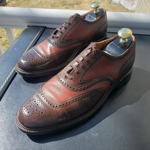 Dack's shoes U-wing zebu grain oxfords sz 11.5